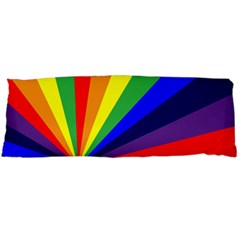 Rainbow Pattern Body Pillow Case (dakimakura) by designsbymallika