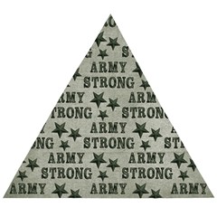 Army Stong Military Wooden Puzzle Triangle by McCallaCoultureArmyShop