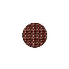 Chrix Pat Russet 1  Mini Buttons by snowwhitegirl