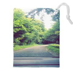 Photo Vue Sur Forêt  Drawstring Pouch (5xl) by kcreatif