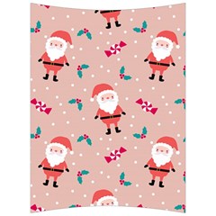 Cute Christmas Santa Seamless Pattern Back Support Cushion by Vaneshart