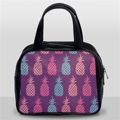 Pineapple Wallpaper Pattern 1462307008mhe Classic Handbag (two Sides) by Sobalvarro