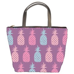 Pineapple Wallpaper Pattern 1462307008mhe Bucket Bag by Sobalvarro