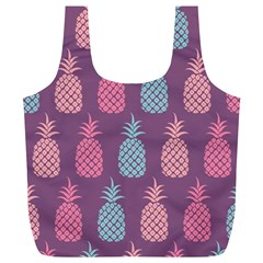 Pineapple Wallpaper Pattern 1462307008mhe Full Print Recycle Bag (xl) by Sobalvarro