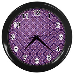 Df Vibrant Therapy Wall Clock (black) by deformigo