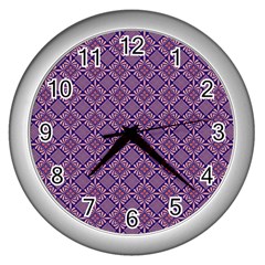 Df Vibrant Therapy Wall Clock (silver) by deformigo