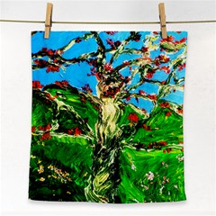 Coral Tree 2 Face Towel by bestdesignintheworld