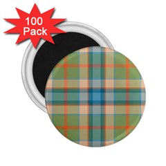 Tartan Scotland Seamless Plaid Pattern Vintage Check Color Square Geometric Texture 2 25  Magnets (100 Pack)  by Wegoenart