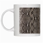 Python Snakeskin Print White Mugs Left