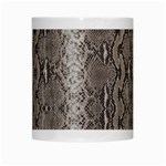 Python Snakeskin Print White Mugs Center