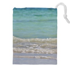 Minty Ocean Drawstring Pouch (4xl) by TheLazyPineapple