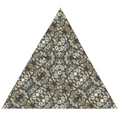 Urban Art Textured Print Pattern Wooden Puzzle Triangle by dflcprintsclothing