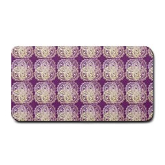 Doily Only Pattern Purple Medium Bar Mats by snowwhitegirl