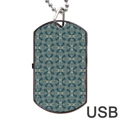 Pattern1 Dog Tag Usb Flash (two Sides) by Sobalvarro