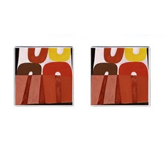 Sophie Taeuber Arp, Composition À Motifs D arceaux Ou Composition Horizontale Verticale Cufflinks (square) by Sobalvarro