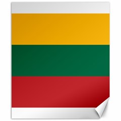 Lithuania Flag Canvas 8  X 10  by FlagGallery