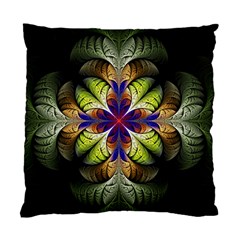 Fractal Flower Fantasy Design Standard Cushion Case (one Side) by Wegoenart