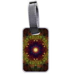 Art Abstract Fractal Pattern Luggage Tag (two Sides) by Wegoenart