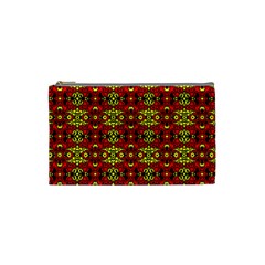 Rby-c-5-3 Cosmetic Bag (small) by ArtworkByPatrick