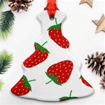 Seamless Pattern Fresh Strawberry Ornament (Christmas Tree)  Front