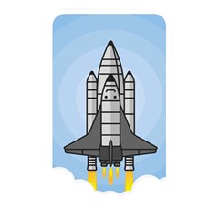 Rocket Shuttle Spaceship Science Memory Card Reader (rectangular) by Wegoenart