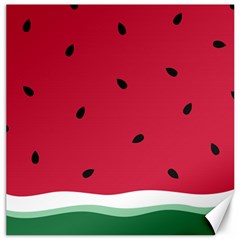 Minimalist Summer Watermelon Wallpaper Canvas 20  X 20  by Nexatart