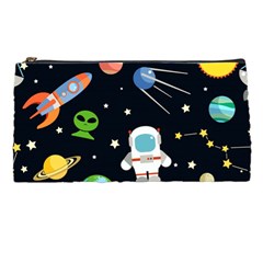 Space Astronomy Decorative Symbols Seamless Pattern Vector Illustration Pencil Cases by Nexatart