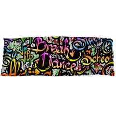 Graffiti Word Seamless Pattern Body Pillow Case Dakimakura (two Sides) by Nexatart