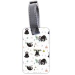 Cute sloths Luggage Tag (two sides) Front