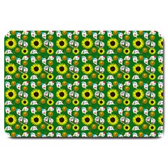 Hawaii Ghost Green Large Doormat  by snowwhitegirl