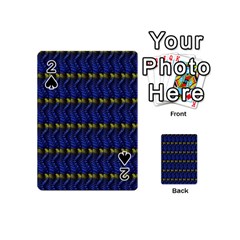 Blue Illusion Playing Cards 54 Designs (mini) by Sparkle