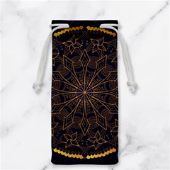 Luxury Mandala Background Jewelry Bag by Wegoenart