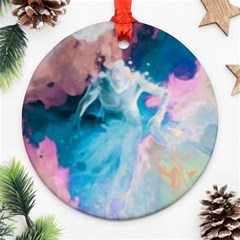 Colorful Beach Ornament (round) by Sparkle