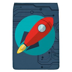 Rocket With Science Related Icons Image Removable Flap Cover (s) by Vaneshart