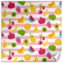 Tropical Fruits Berries Seamless Pattern Canvas 20  X 20  by Vaneshart