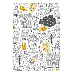 Doodle Seamless Pattern With Autumn Elements Removable Flap Cover (s) by Vaneshart