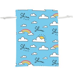 Sky Pattern  Lightweight Drawstring Pouch (xl) by Vaneshart