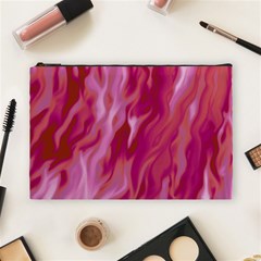 Lesbian Pride Abstract Smokey Shapes Cosmetic Bag (large) by VernenInk