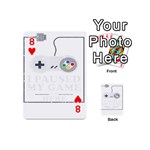 Ipaused2 Playing Cards 54 Designs (Mini) Front - Heart8