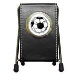 Soccer Lovers Gift Pen Holder Desk Clock Front