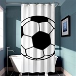 Soccer Lovers Gift Shower Curtain 36  x 72  (Stall)  Curtain(36 X72 ) - 33.26 x66.24  Curtain(36 X72 )