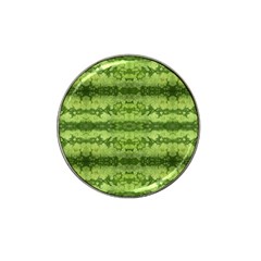 Watermelon Pattern, Fruit Skin In Green Colors Hat Clip Ball Marker by Casemiro