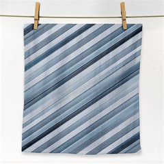 Modern Stripes Print Face Towel by dflcprintsclothing