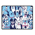 Dogs-seamless-pattern Fleece Blanket (Small) 50 x40  Blanket Front