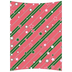 Christmas-background-star Back Support Cushion by Vaneshart