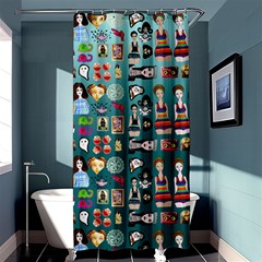 Kawaiicollagepattern2 Shower Curtain 36  X 72  (stall)  by snowwhitegirl