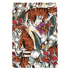 Natural Seamless Pattern With Tiger Blooming Orchid Removable Flap Cover (s) by BangZart