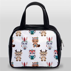 Cute Cartoon Boho Animals Seamless Pattern Classic Handbag (two Sides) by BangZart