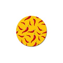 Chili Vegetable Pattern Background Golf Ball Marker (10 Pack) by BangZart