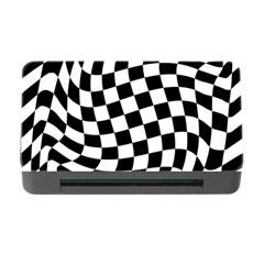 Weaving Racing Flag, Black And White Chess Pattern Memory Card Reader With Cf by Casemiro